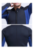 MYLEDI Men\'s 3MM Neoprene Long Sleeve Front Zip Windproof Wetsuit Jacket