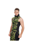 Yon Sub 2MM Neoprene Titanium Coated Adults Camo Diving Warm Hooded Wetsuit Vest&Shorts