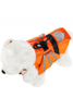 FangFang Polyester Puppies Colorful Reflective Adjustable Life Jacket for Swimming