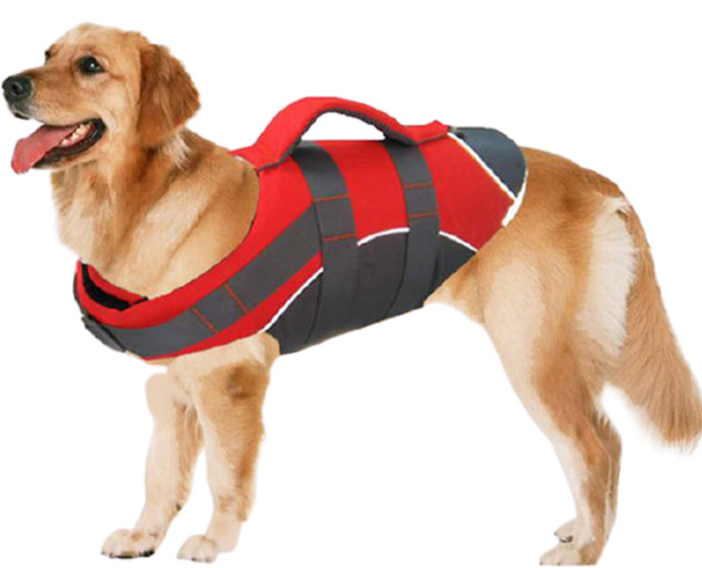 WCC Dog's Reflective Buoyant Adjustable Swimming Life Jacket