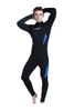 FunDivers Men\'s 3MM SCR Neoprene Long Sleeve One Piece Wetsuit