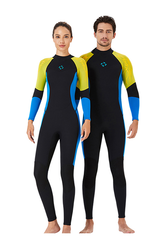 DIVE & SAIL 3MM Adults Full Body Long Sleeve Keep Warm Surfing Wetsuit