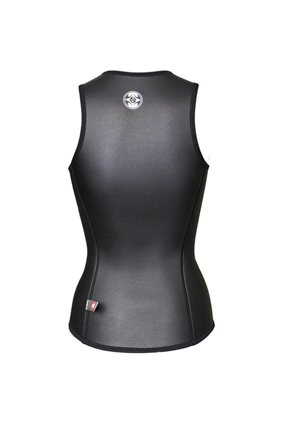 SLINX 2mm CR Smoonth Skin Wetsuit Vest Sleeveless Rubber Diving Surfing Top