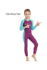 Dive & Sail One Piece Full Body Dive Skin Colorful Wetsuit for Childrens 