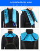 Huiheng Adult Automatic Inflatable Life Vest Type 5 Life Jacket for Surfing Paddle Boarding