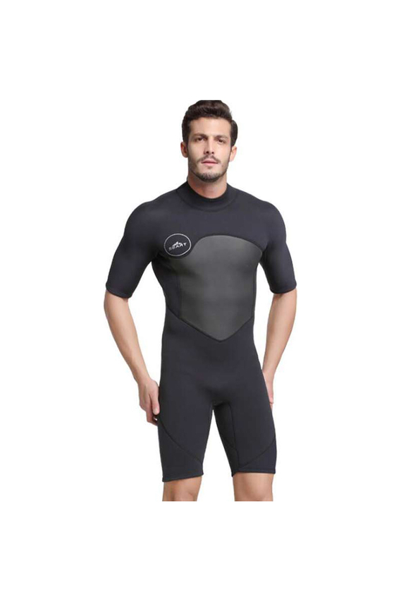 Sbart Men's 2mm Shorty Wetsuit Free Diving Snorkeling Windsurfing Suit