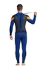 Sbart Mens 3mm Full Body Back Zip Freediving Wetsuit