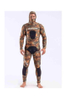 HISEA Mens 5MM Open Cell Coral Reef 2 Piece Camo Wetsuit