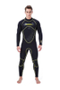 SLINX Men\'s 3mm 1 Piece Back Zip Thermal Plus Size Free Diving Wetsuit